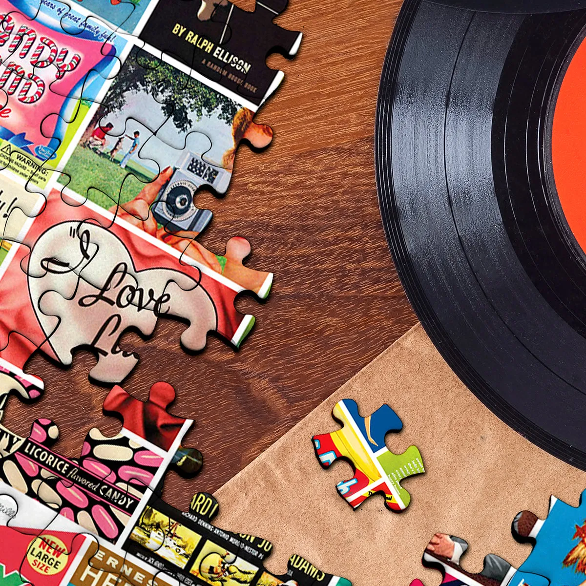 1950s Collage 1500-Piece Jigsaw Puzzle