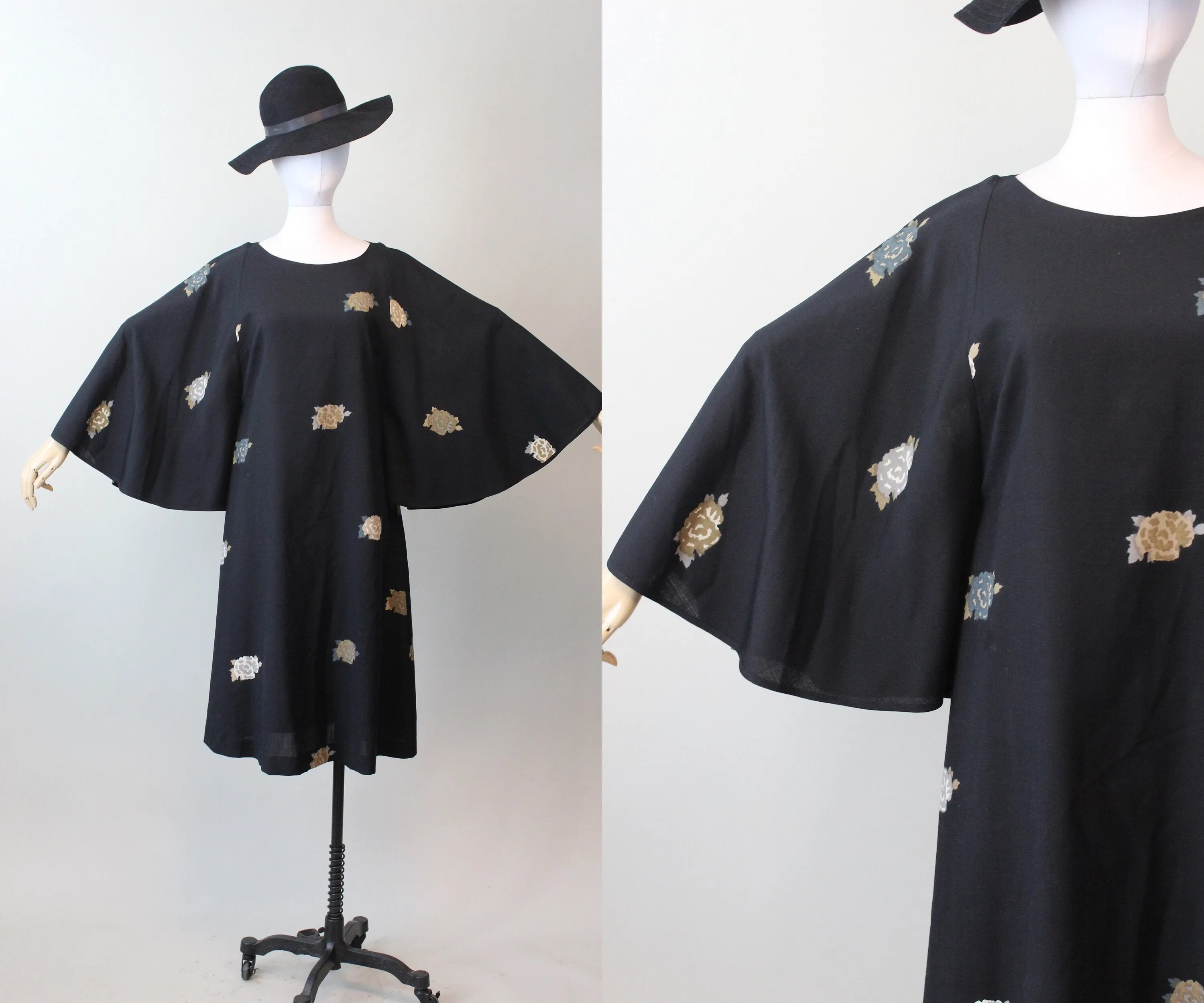 1970s MARIMEKKO design research TRAPEZE dress small | new spring