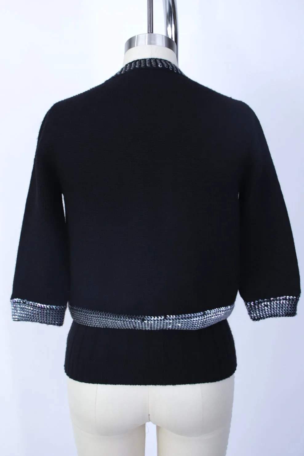 1999 Chanel Wool Sequin Twinset*