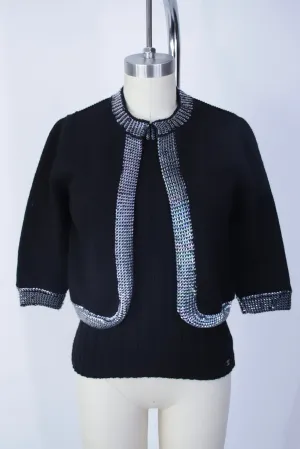 1999 Chanel Wool Sequin Twinset*