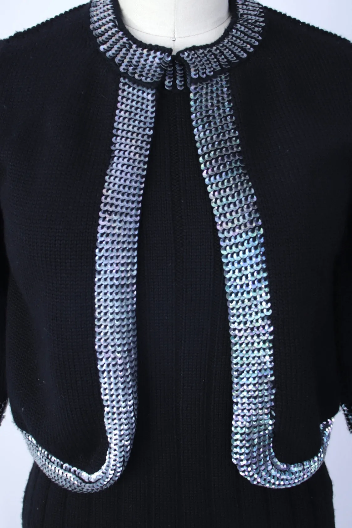 1999 Chanel Wool Sequin Twinset*