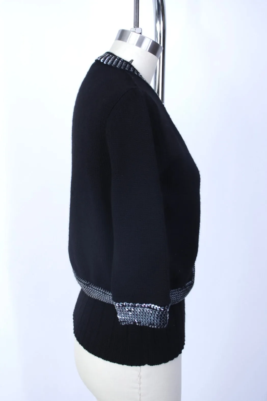 1999 Chanel Wool Sequin Twinset*