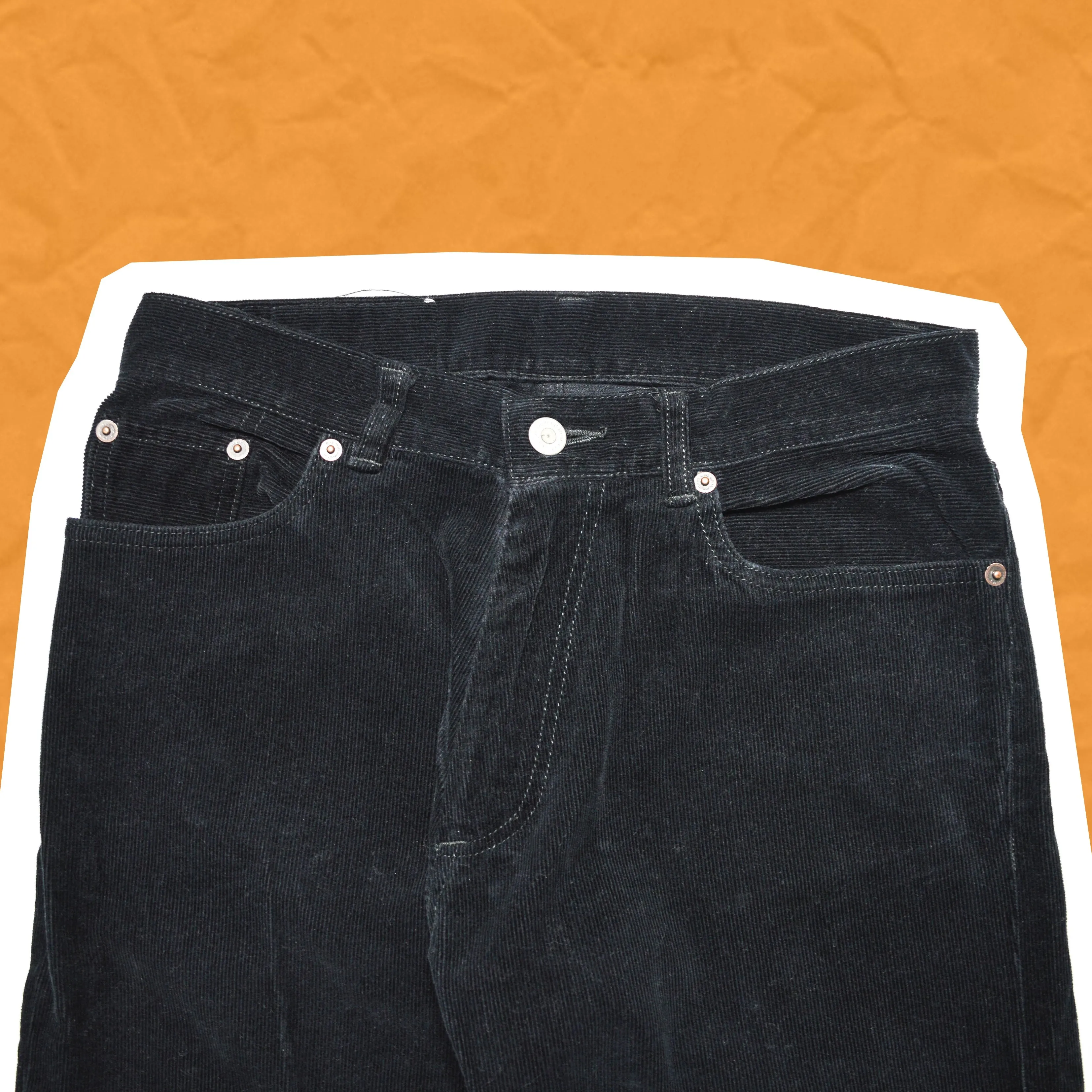 2000 Corduroy Slim Pants With Arabic Detailing (~29x31~)
