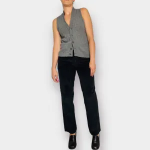 2000s Acting Black Corduroy Pants