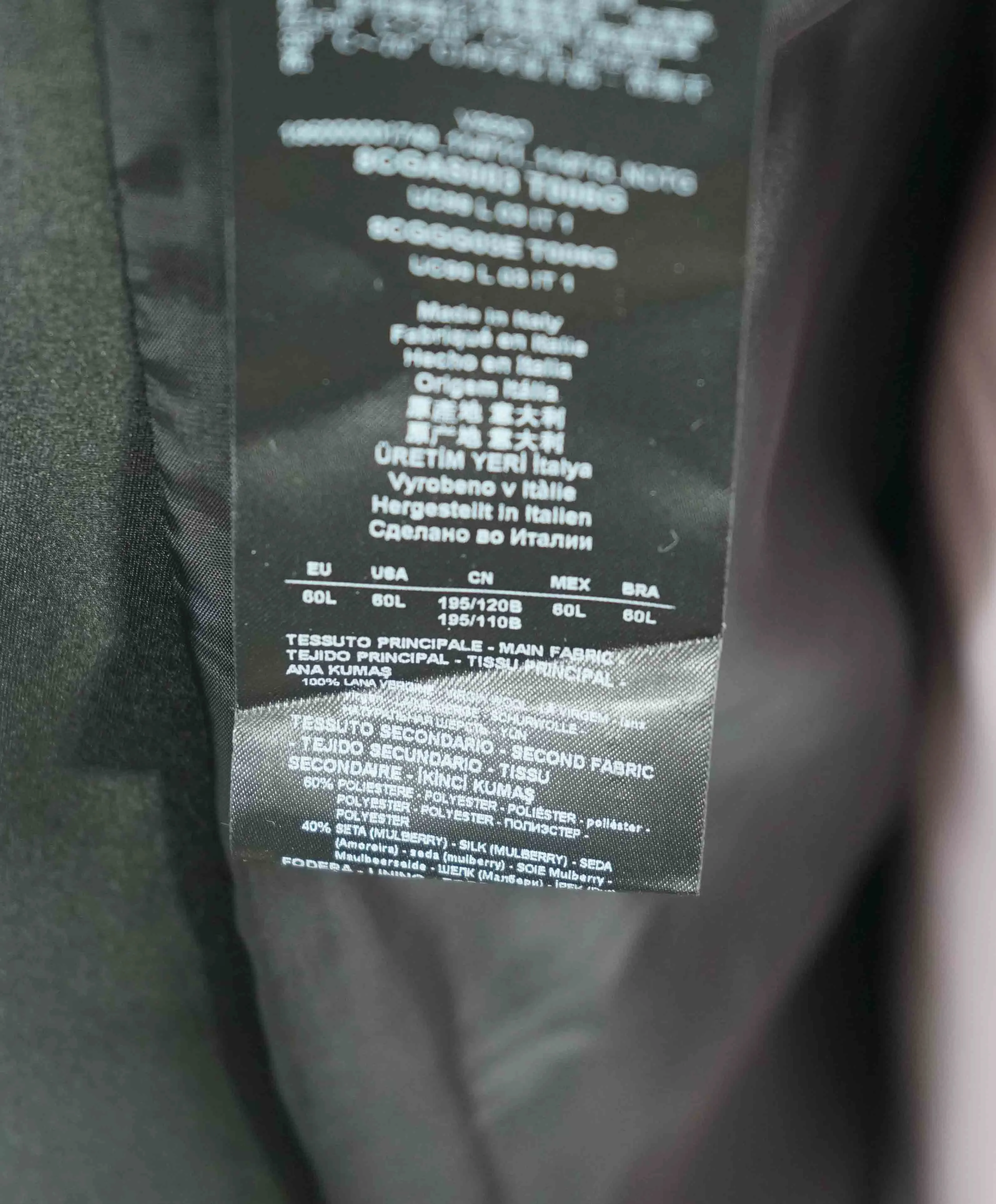 $3,995 GIORGIO ARMANI - "SOFT" Black SILK LINED 160's Peak Lapel Tuxedo - 50L
