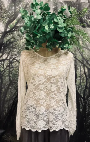 #5050 Lace long sleeve undertop