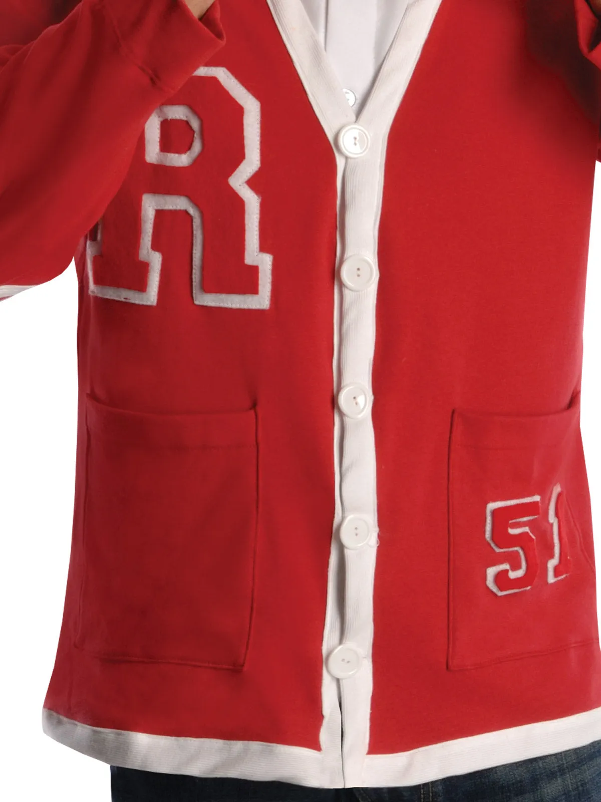50's Nerd Costume Mens Red