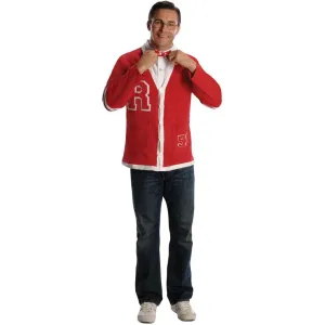 50's Nerd Costume Mens Red