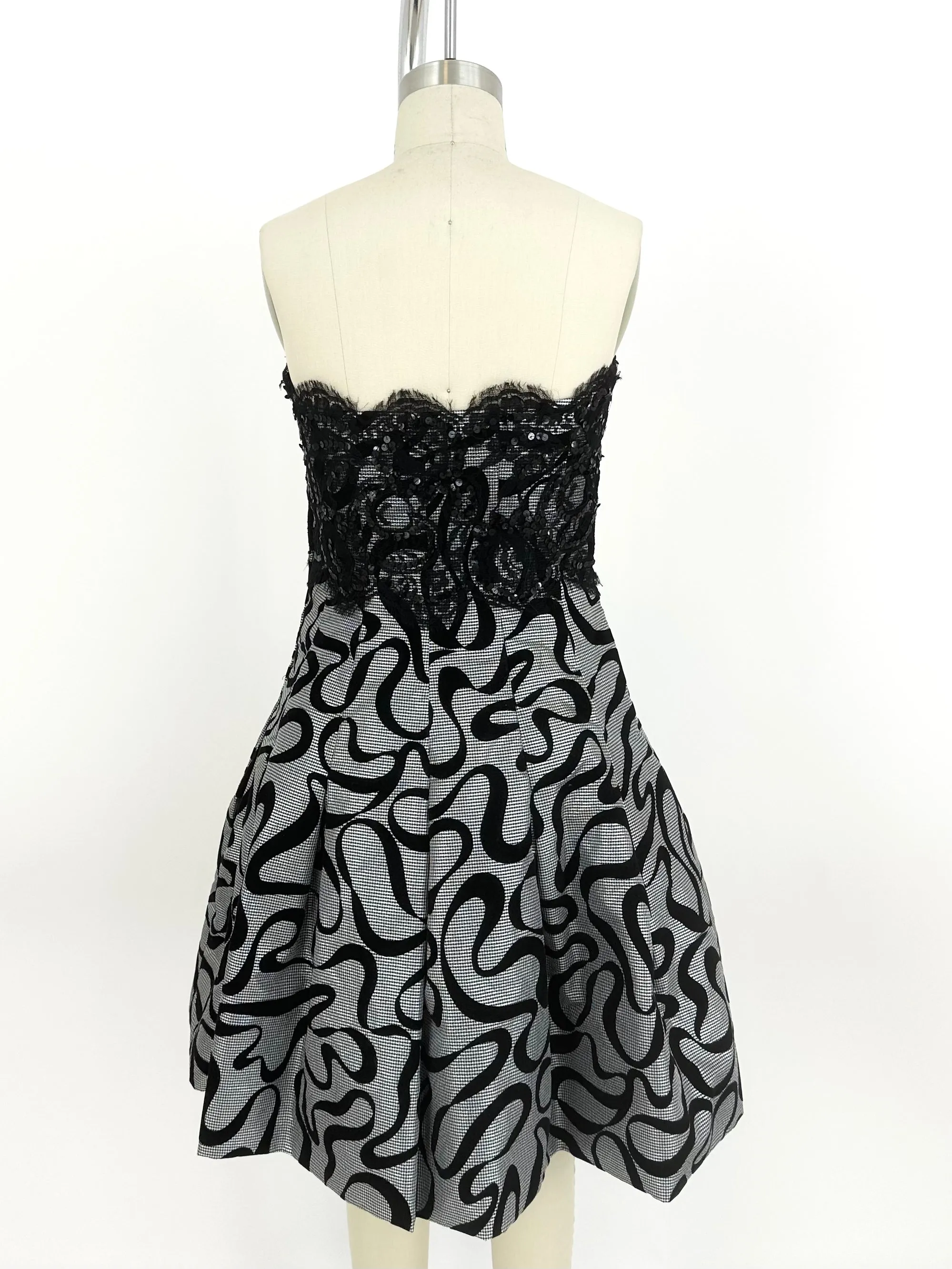 80s Ann Lawrence Party Dress & Jacket Set