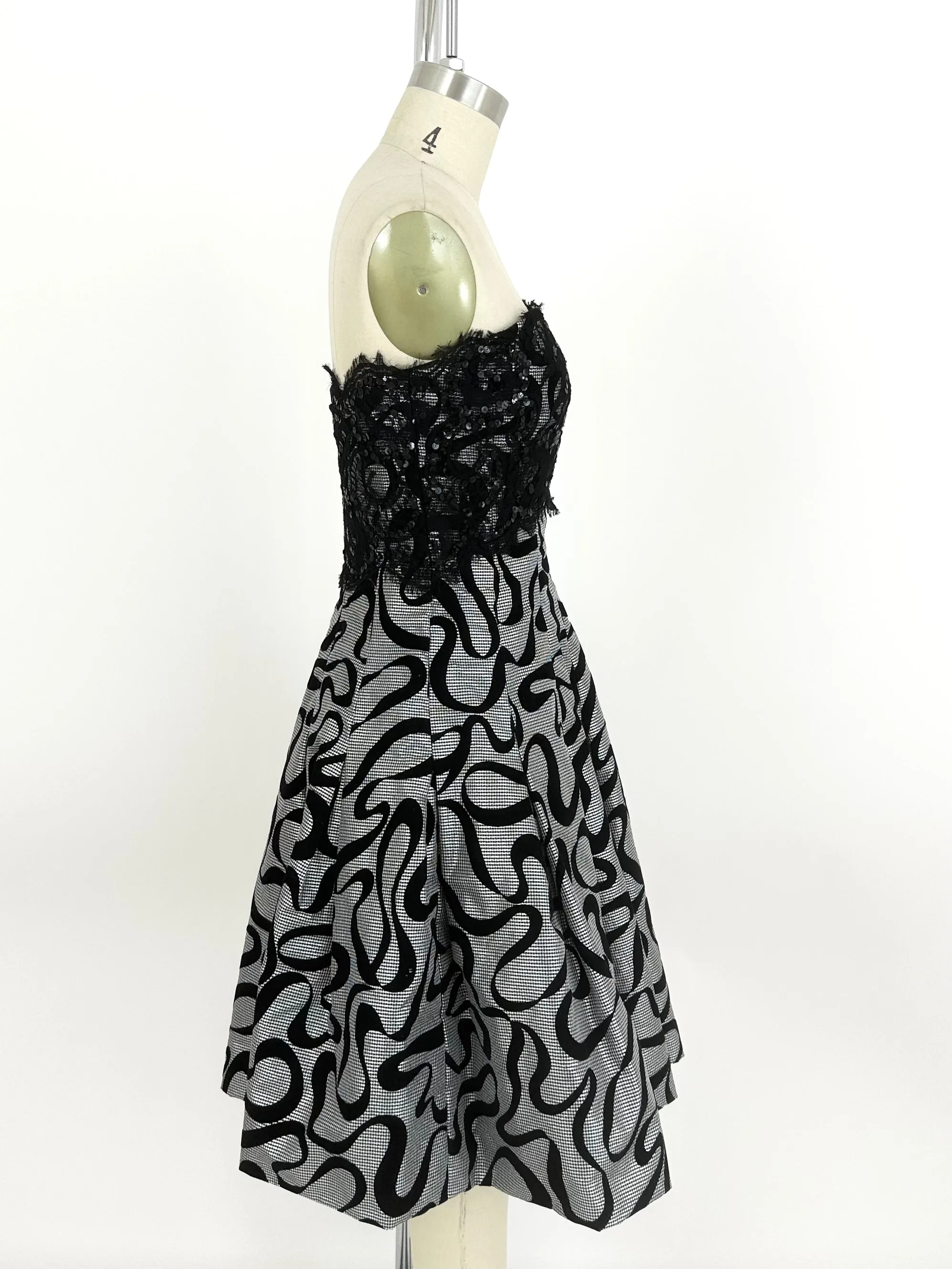 80s Ann Lawrence Party Dress & Jacket Set