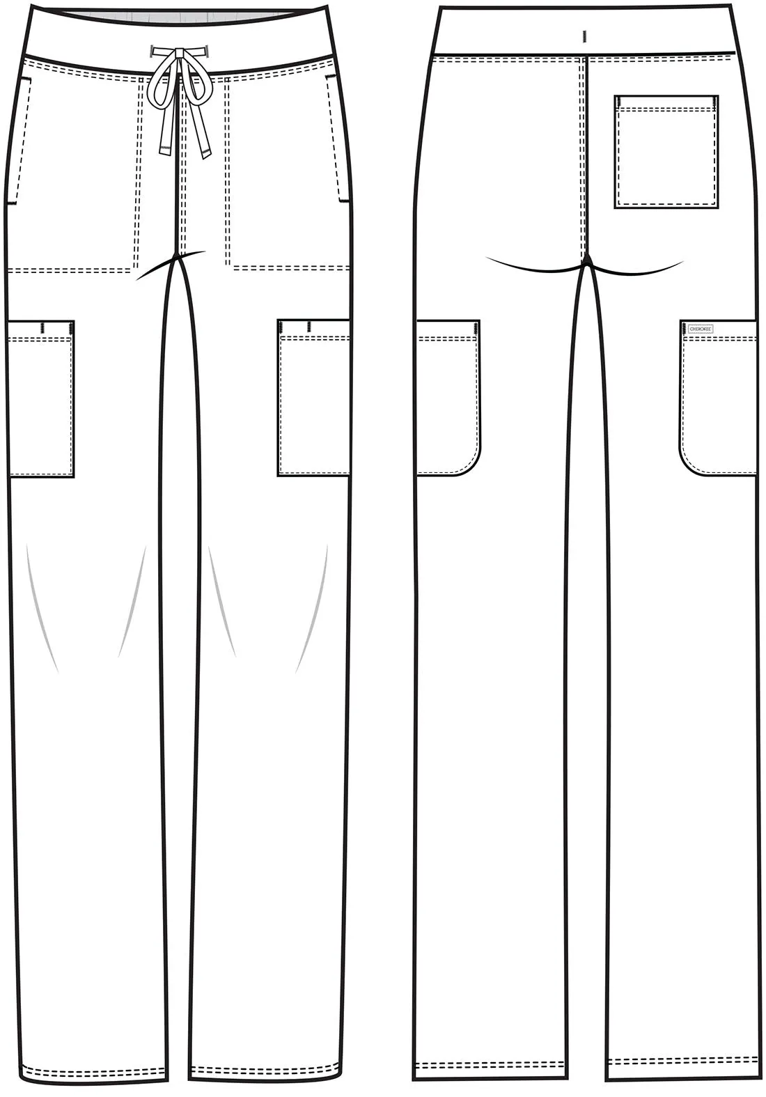 Achieve CK096 Women's 5 Pocket Straight Leg Pant Wine