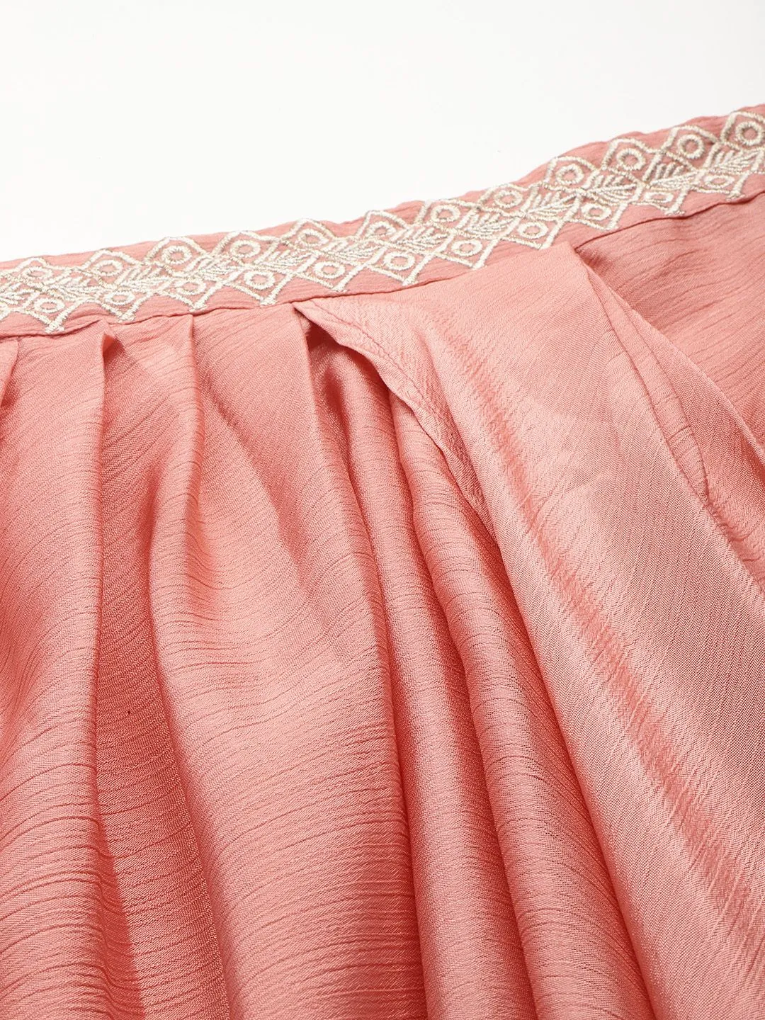 all about you Embroidered Detail Wrap Ethnic Co-ords
