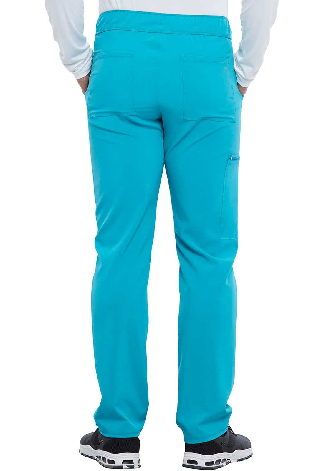 Allura CKA186 Men's Fly Front Cargo Pants Teal Blue