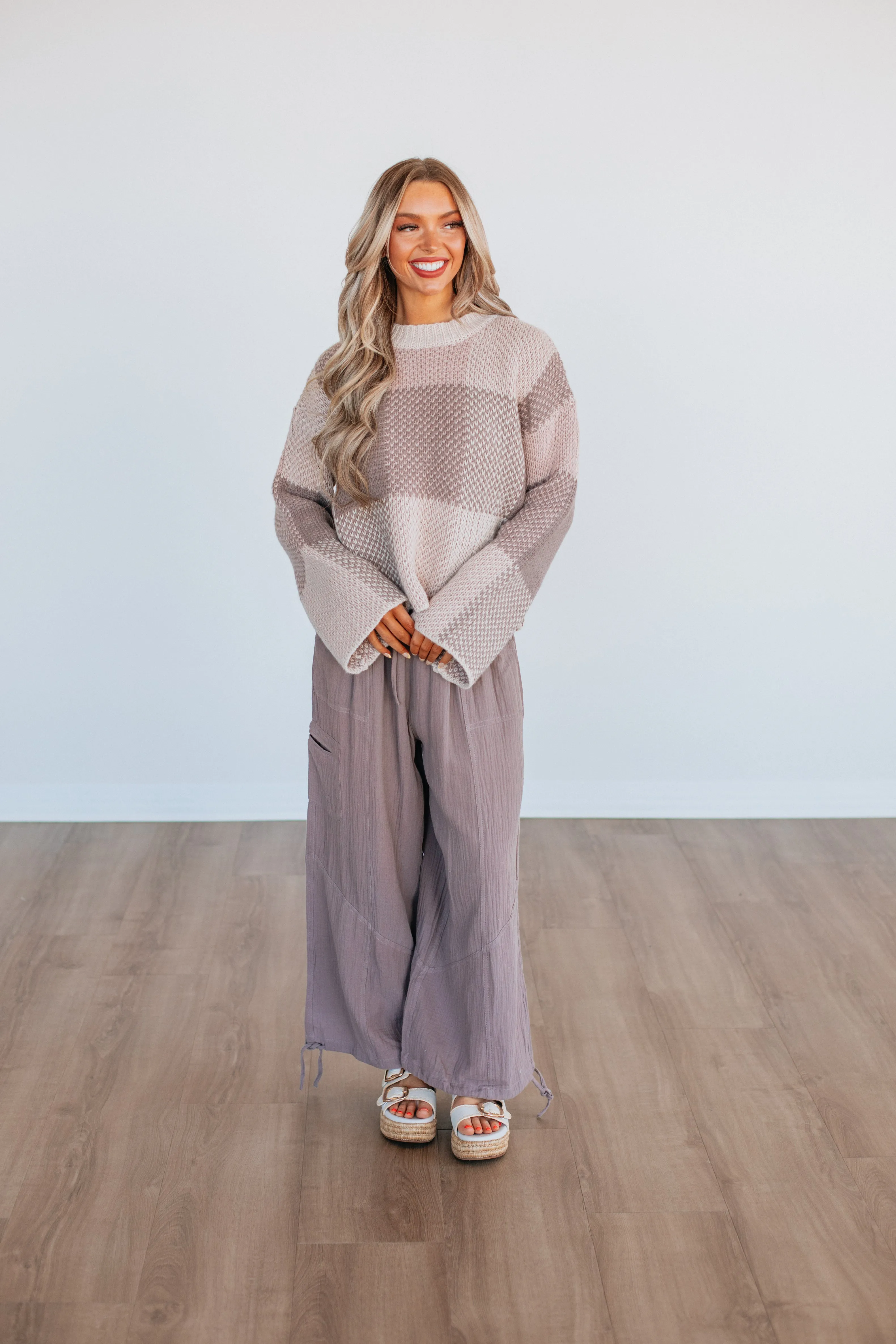 Amabel Checkered Sweater