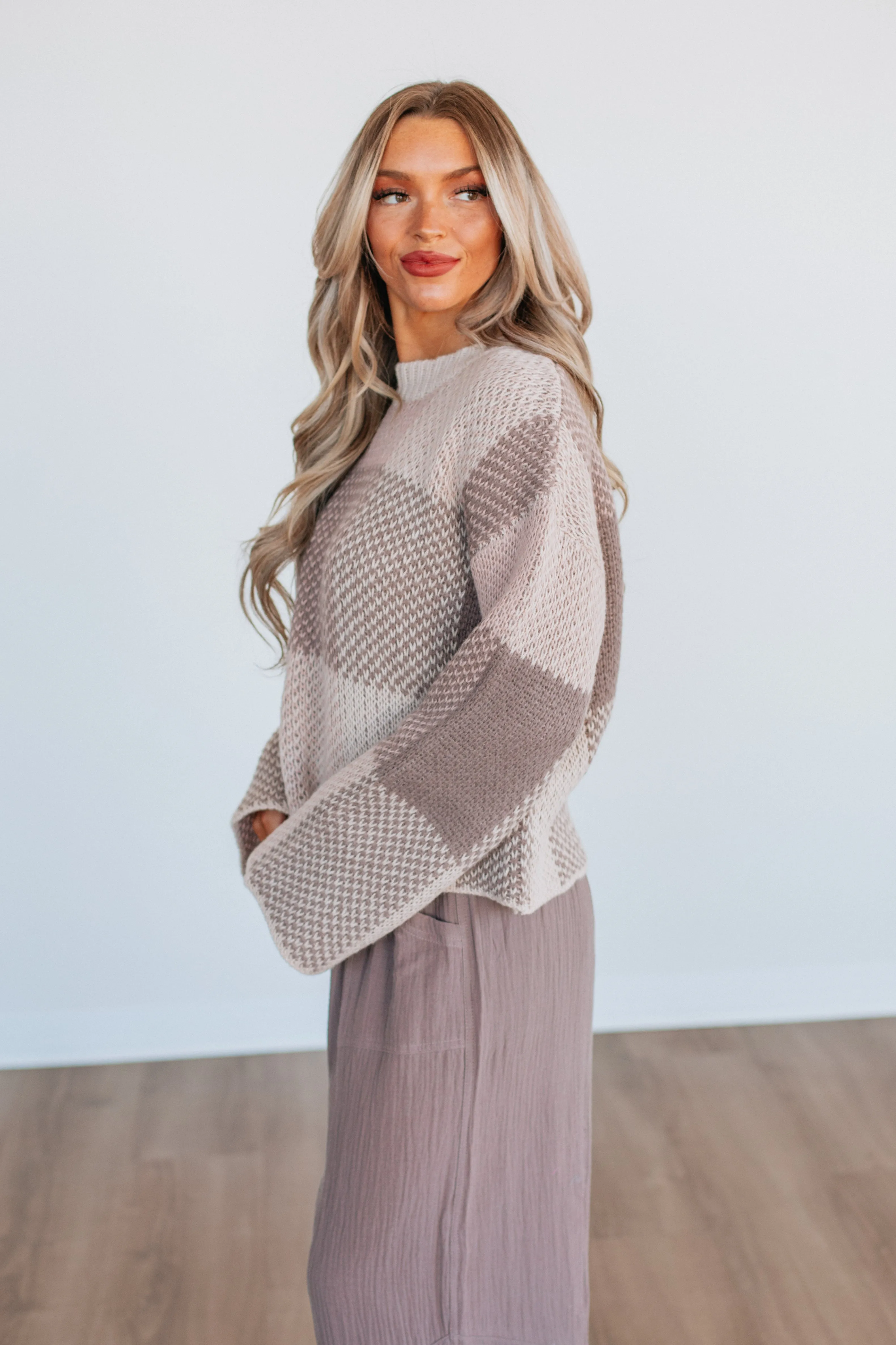 Amabel Checkered Sweater