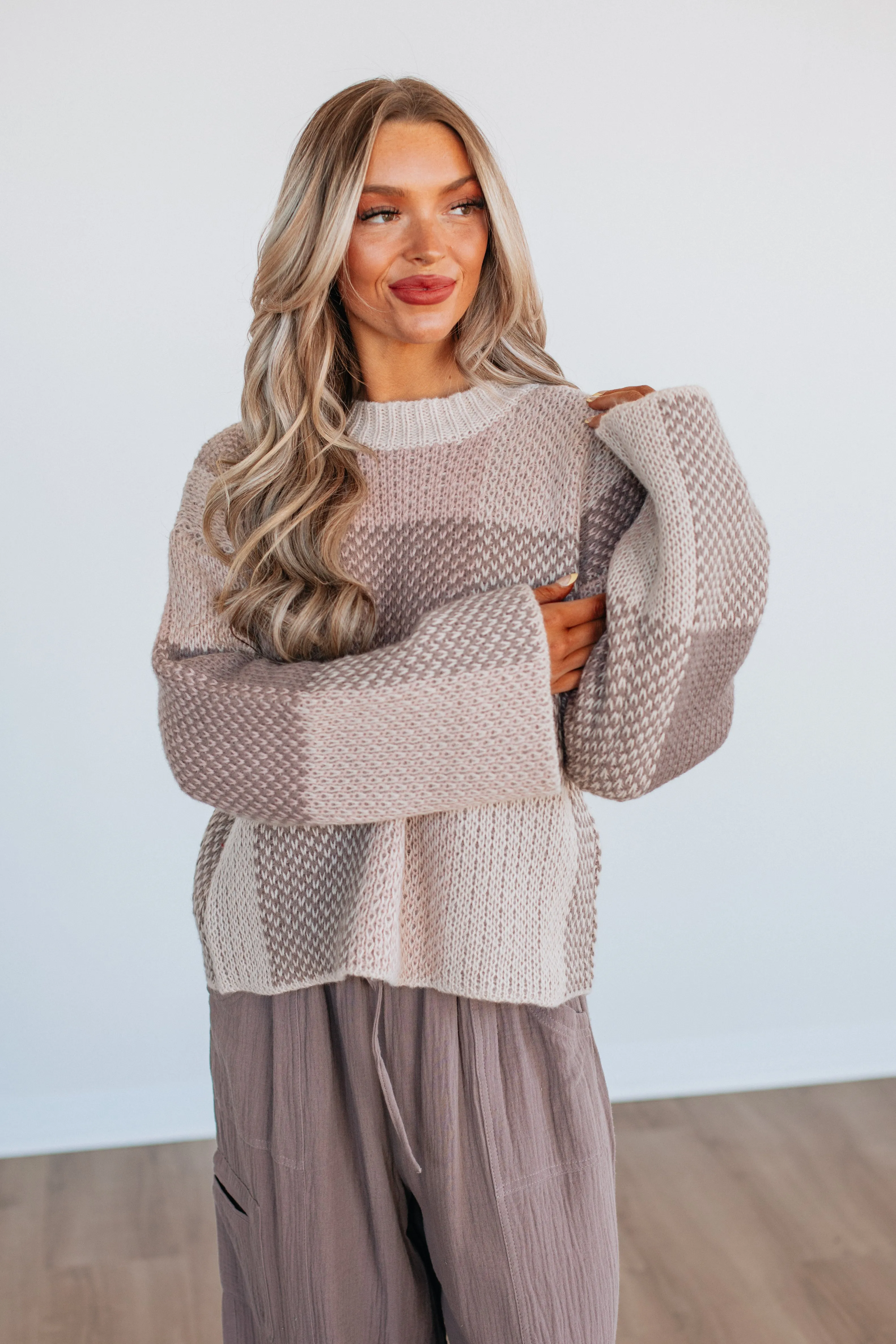 Amabel Checkered Sweater
