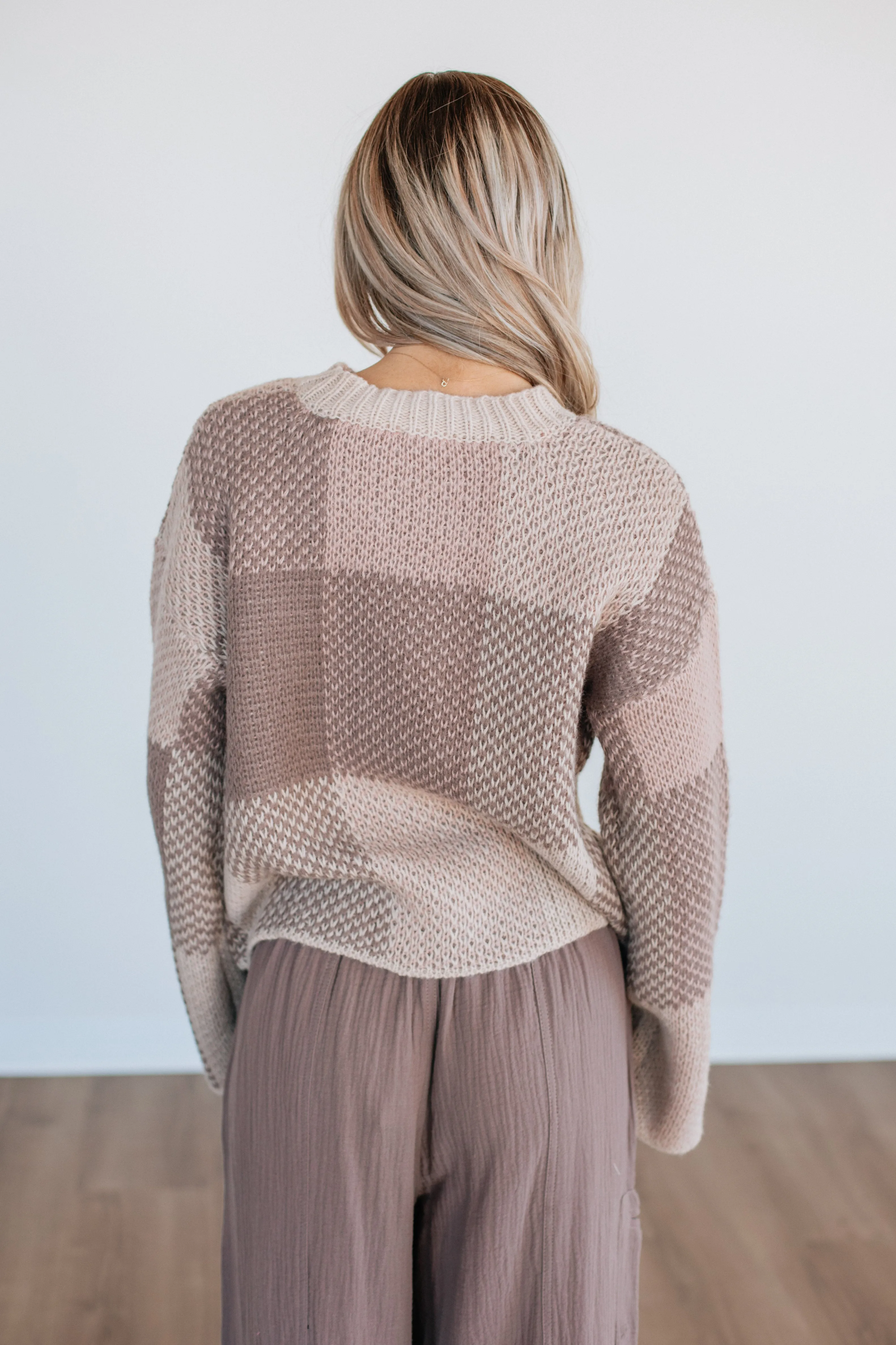 Amabel Checkered Sweater