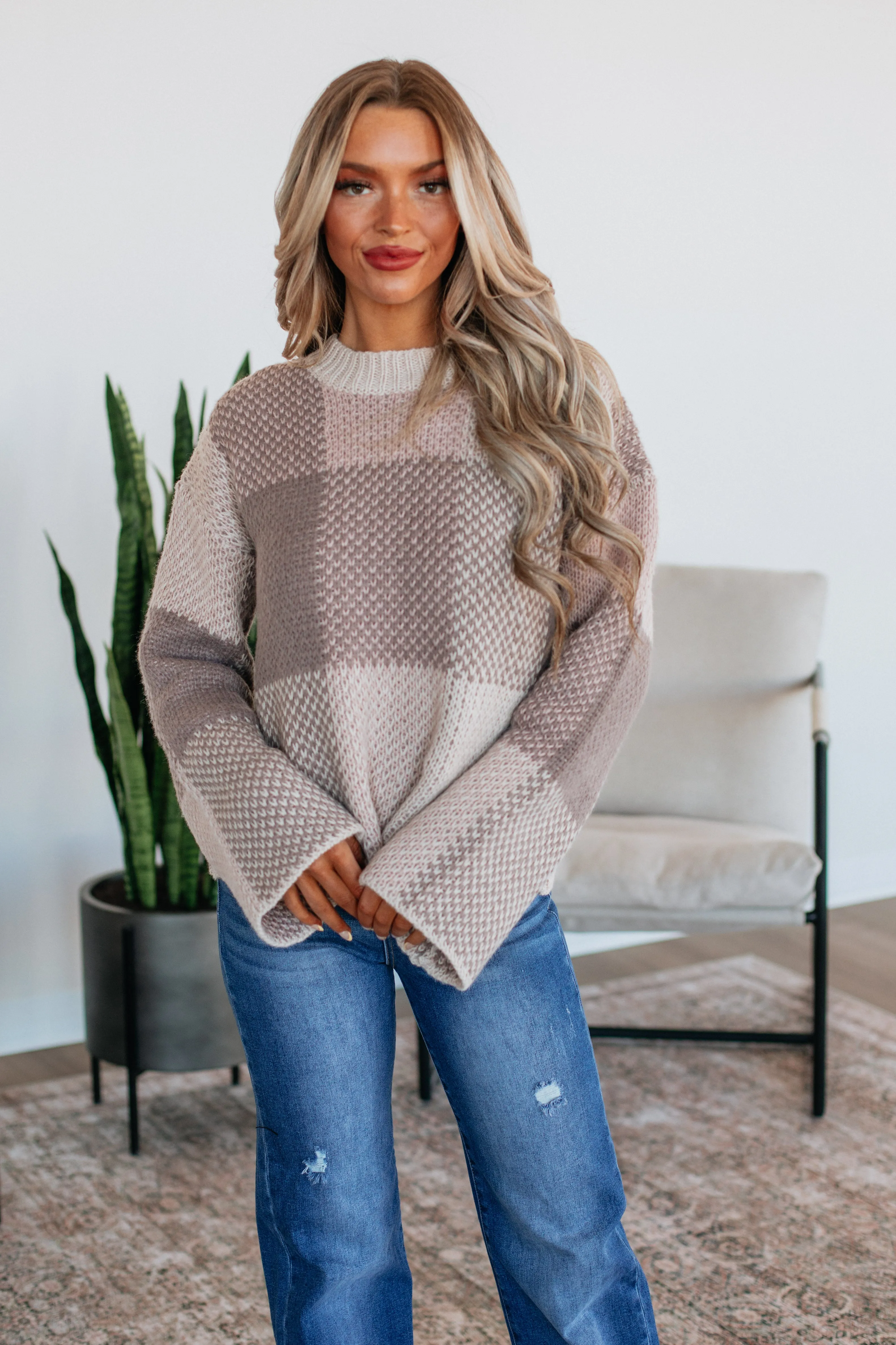 Amabel Checkered Sweater