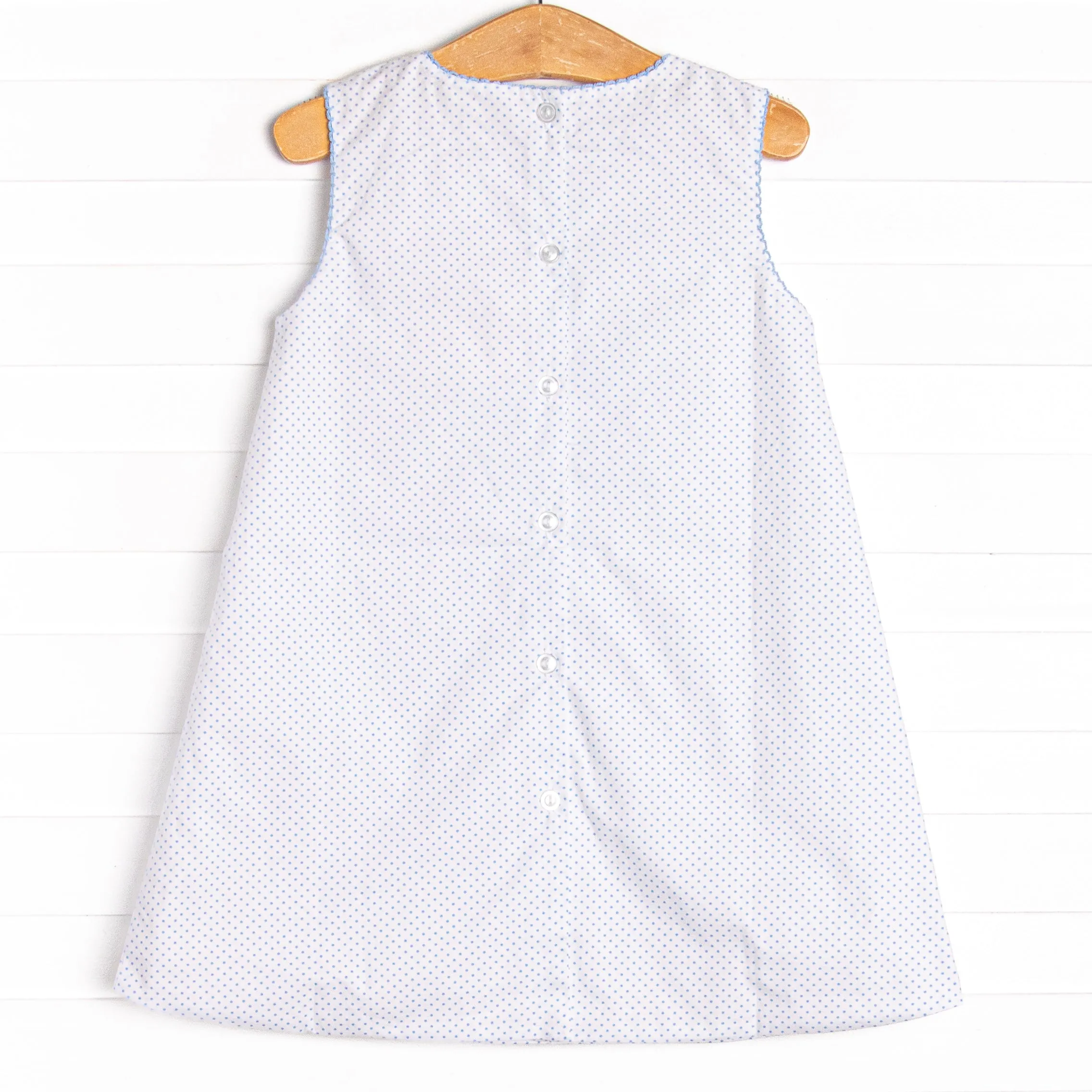 Anchors Aweigh Applique Dress, Blue