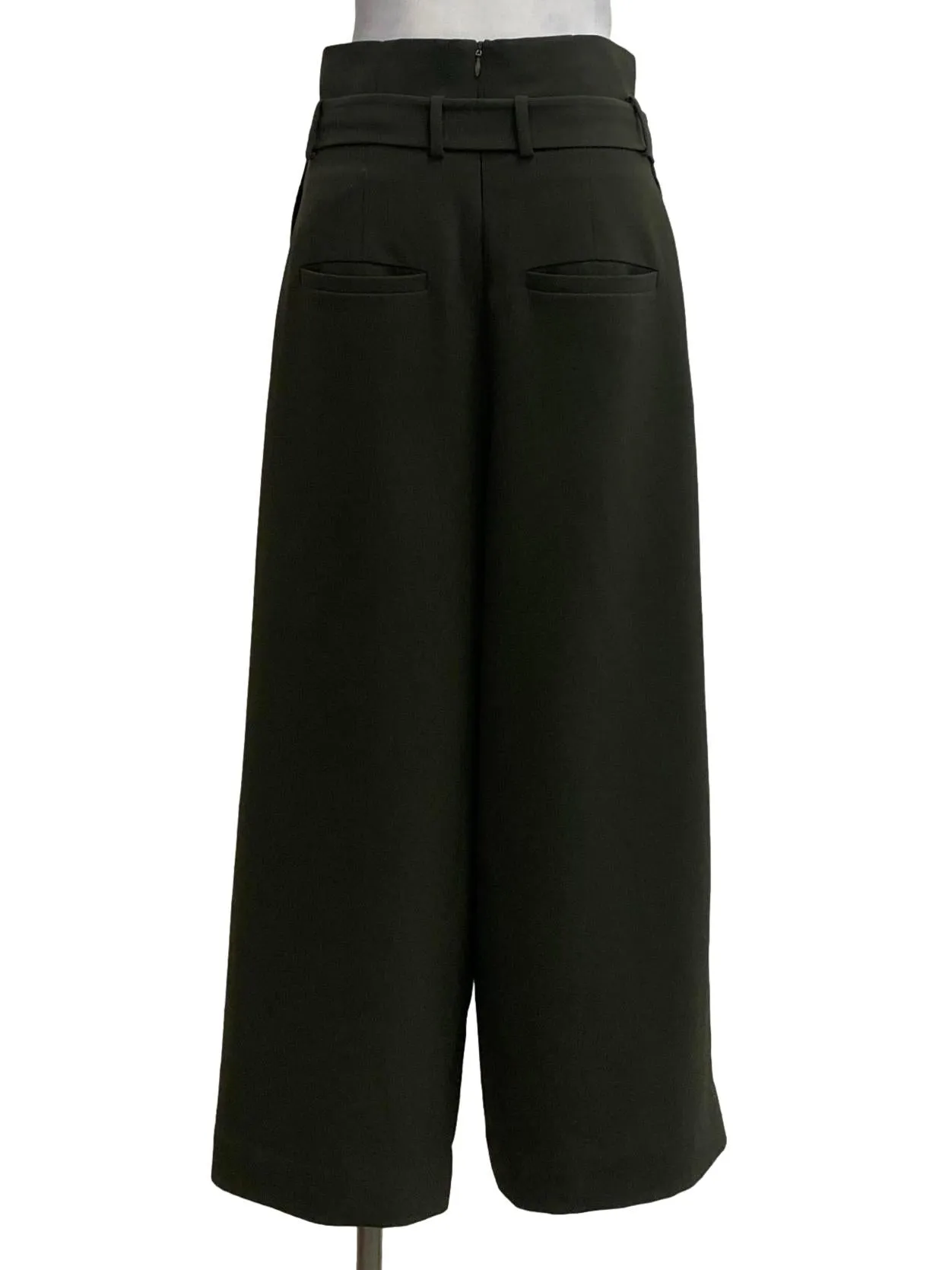 Army Green Straight Culottes