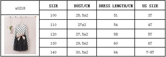 Baby Dress For Girl Long Sleeve Bow Princess Girls School Dresses Polka Dot Toddler Girls Clothes Baby Clothing