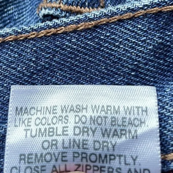BERNE Flannel Lined Jeans Womens 16 Regular Medium Wash Denim Work Pants