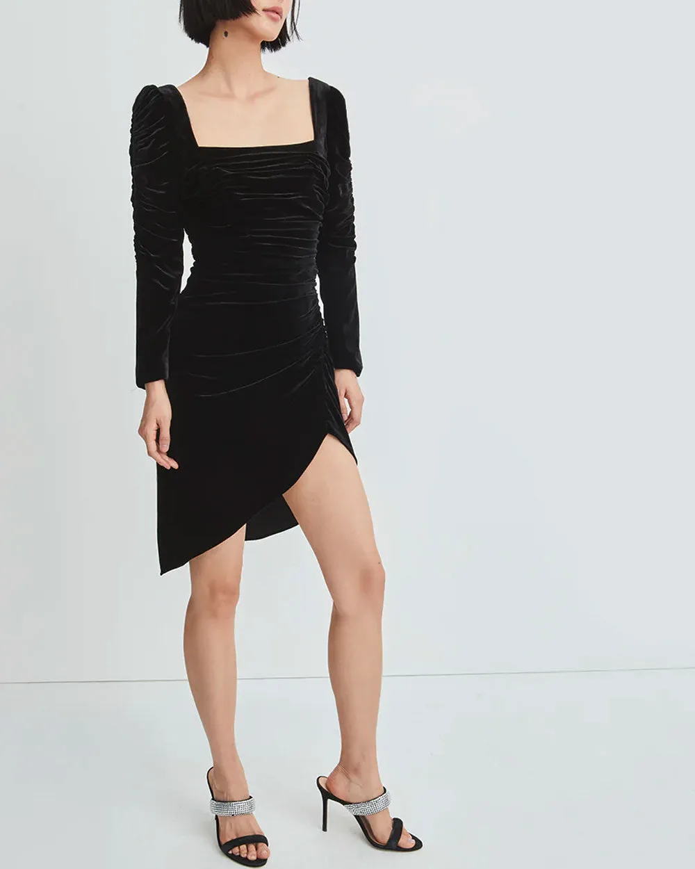 Black Toki Velvet Dress