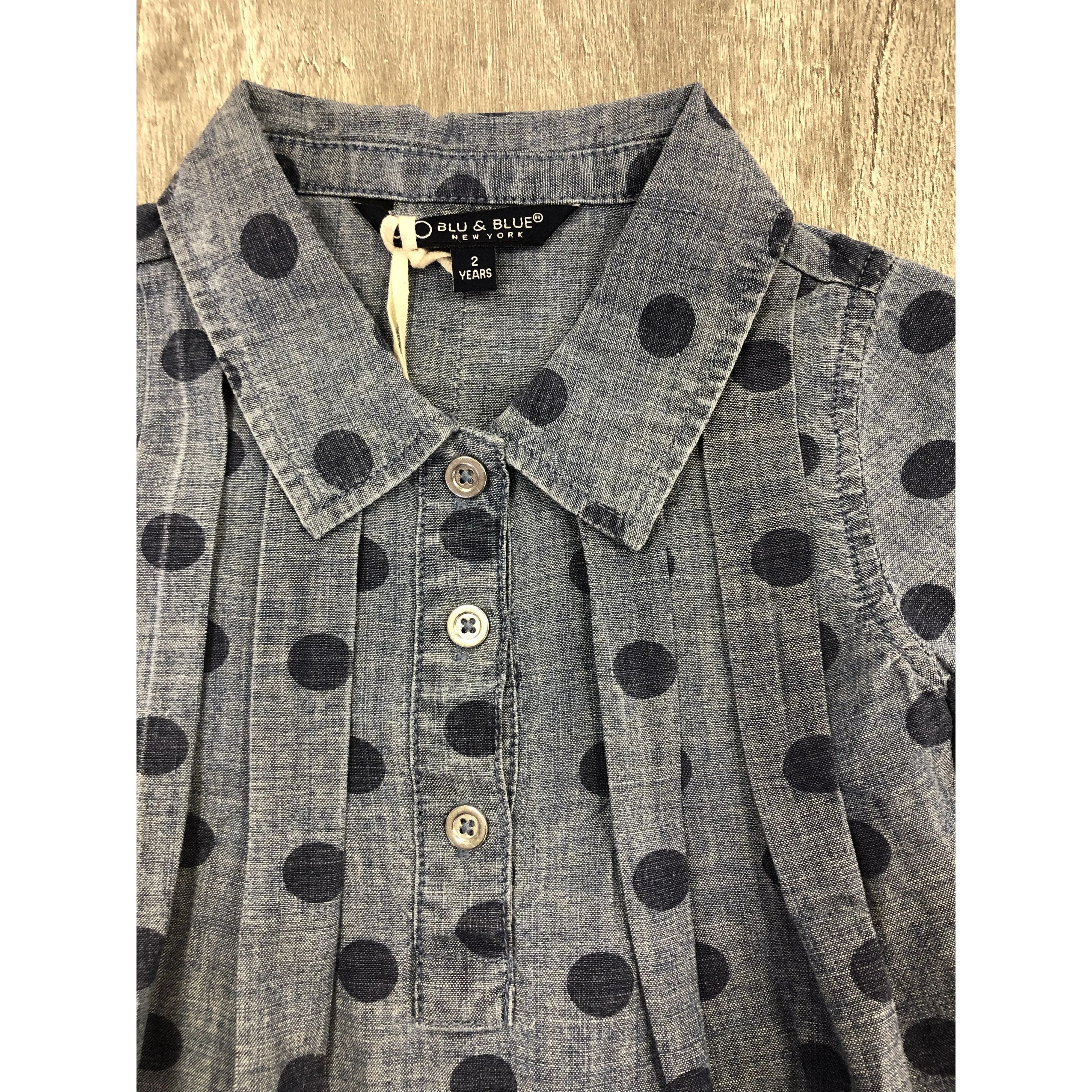 Blu & Blue New York Polly Polka Dot Dress