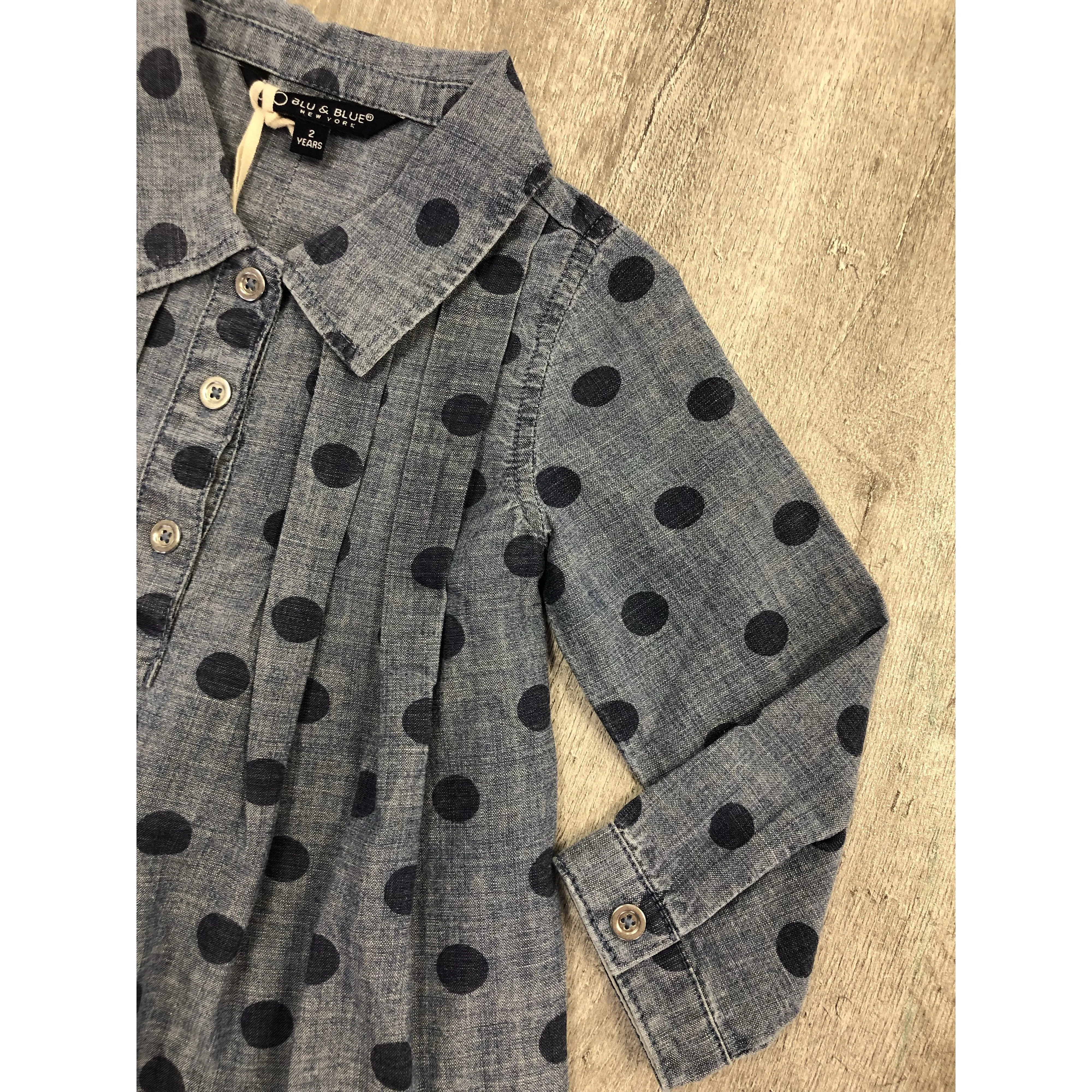 Blu & Blue New York Polly Polka Dot Dress