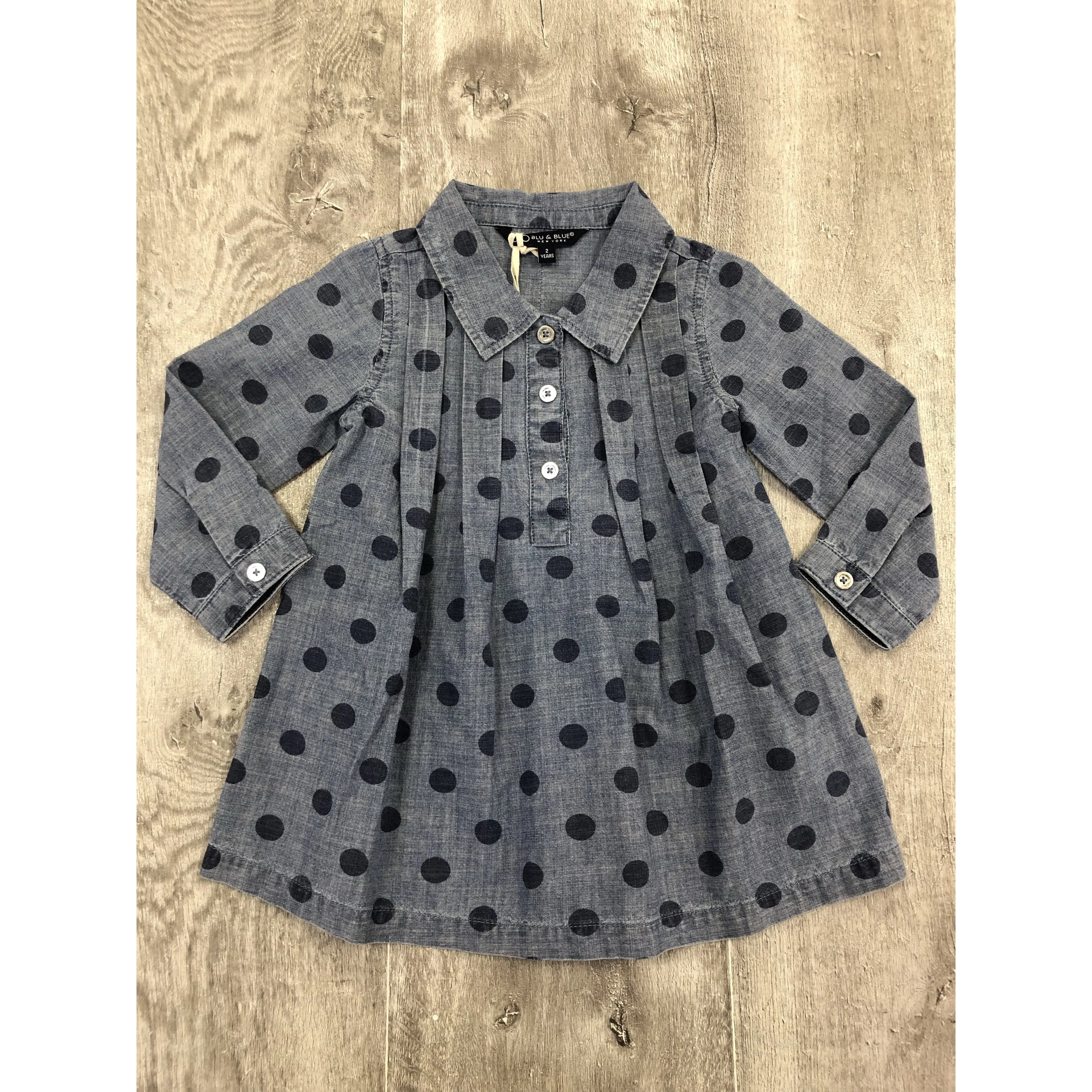 Blu & Blue New York Polly Polka Dot Dress