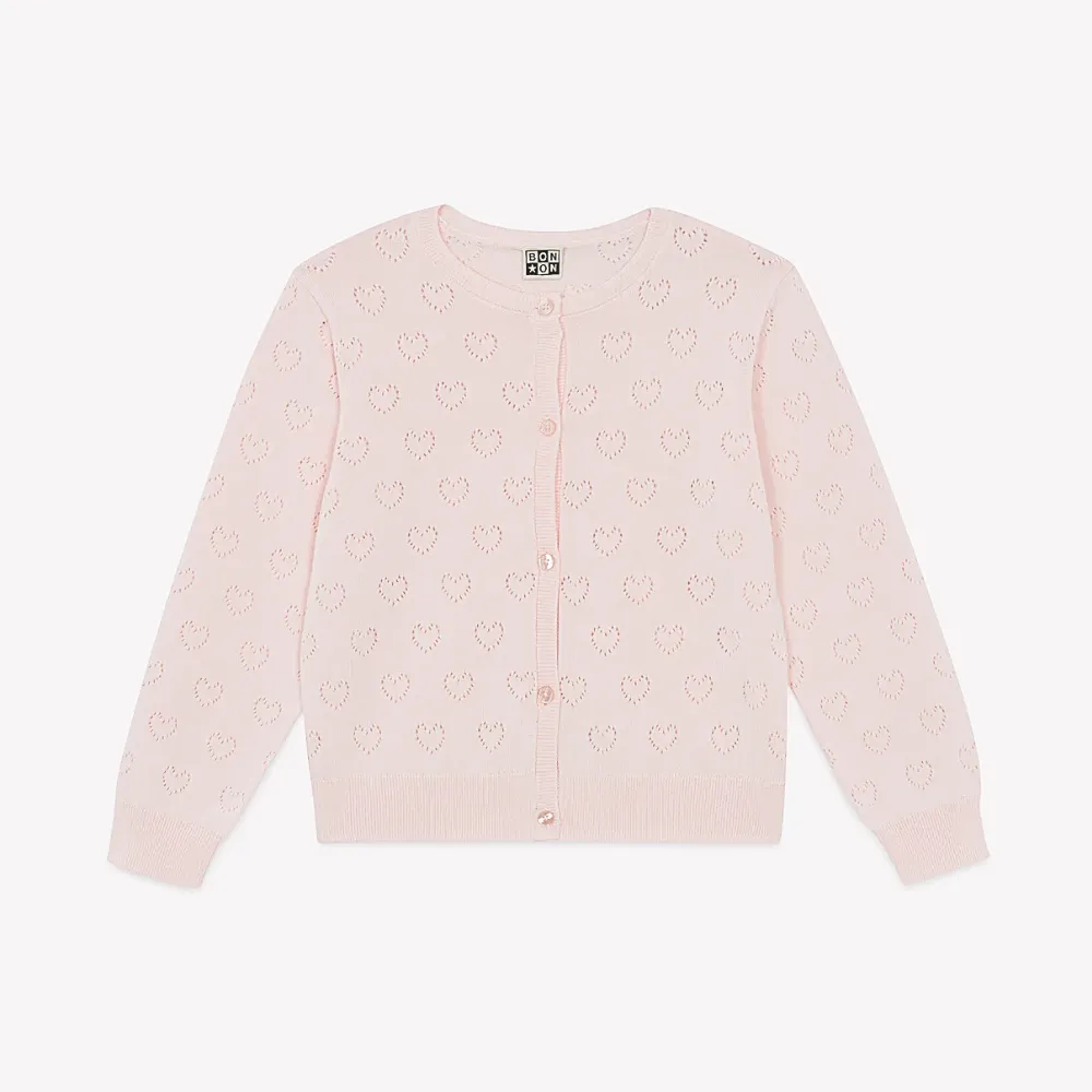 Bonton Lilou Cardigan, Perfect Pink
