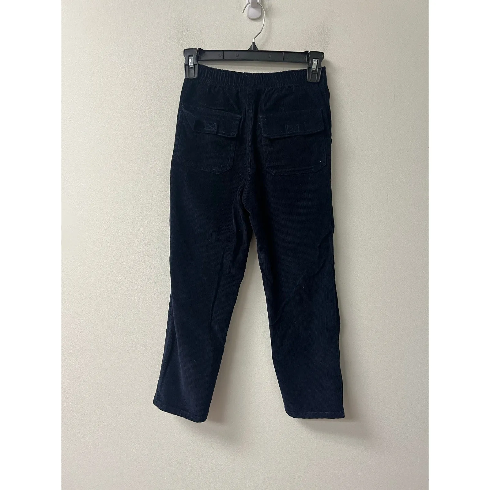 Boy's Tumbleweed/Mulberribush Navy Blue Elastic Waist Corduroy Cotton Pants Sz 8