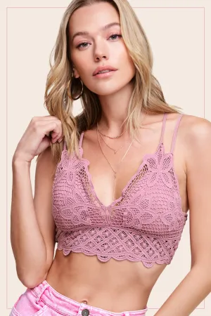 Brooke Crochet Lace Bralette