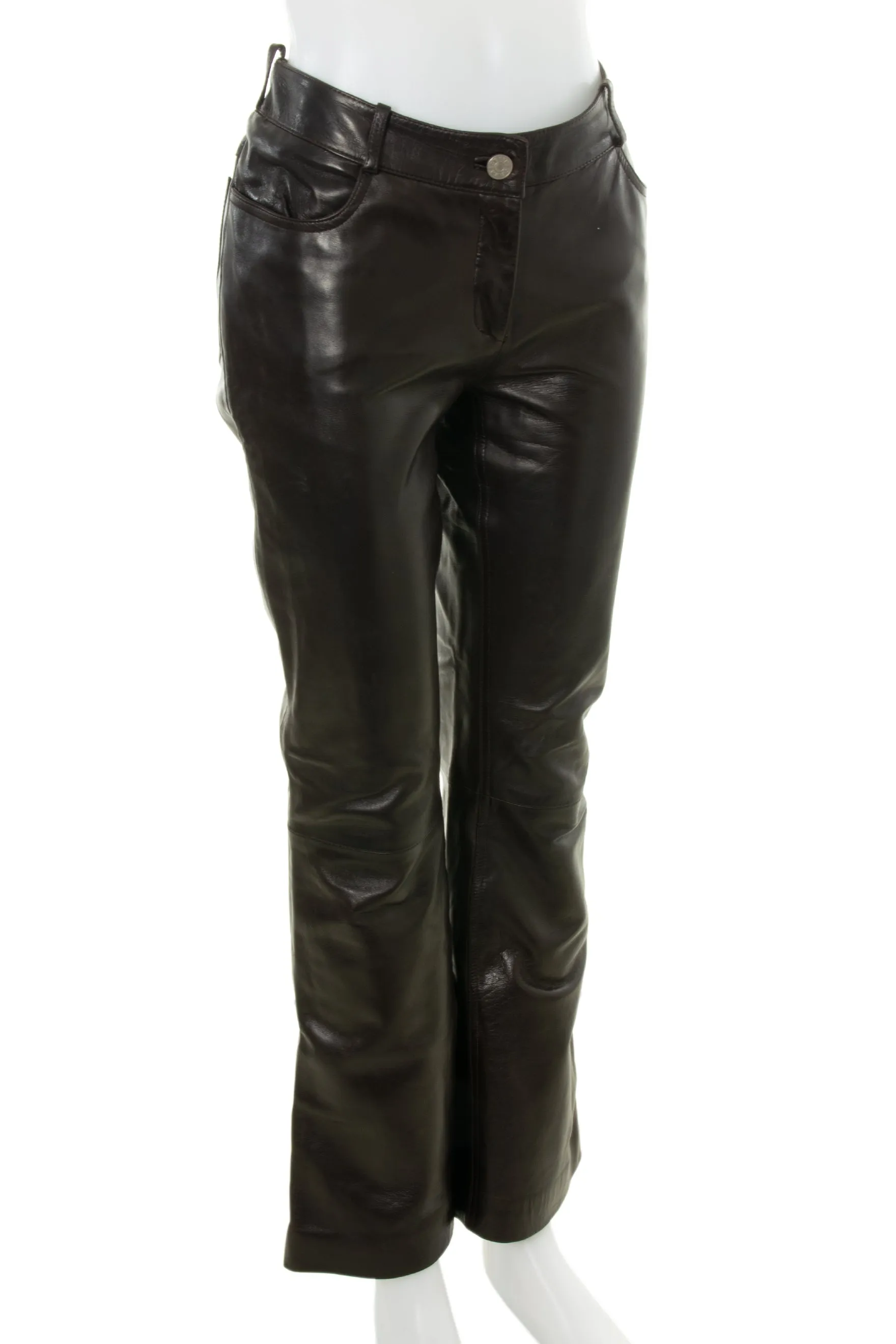 Brown Leather Pants