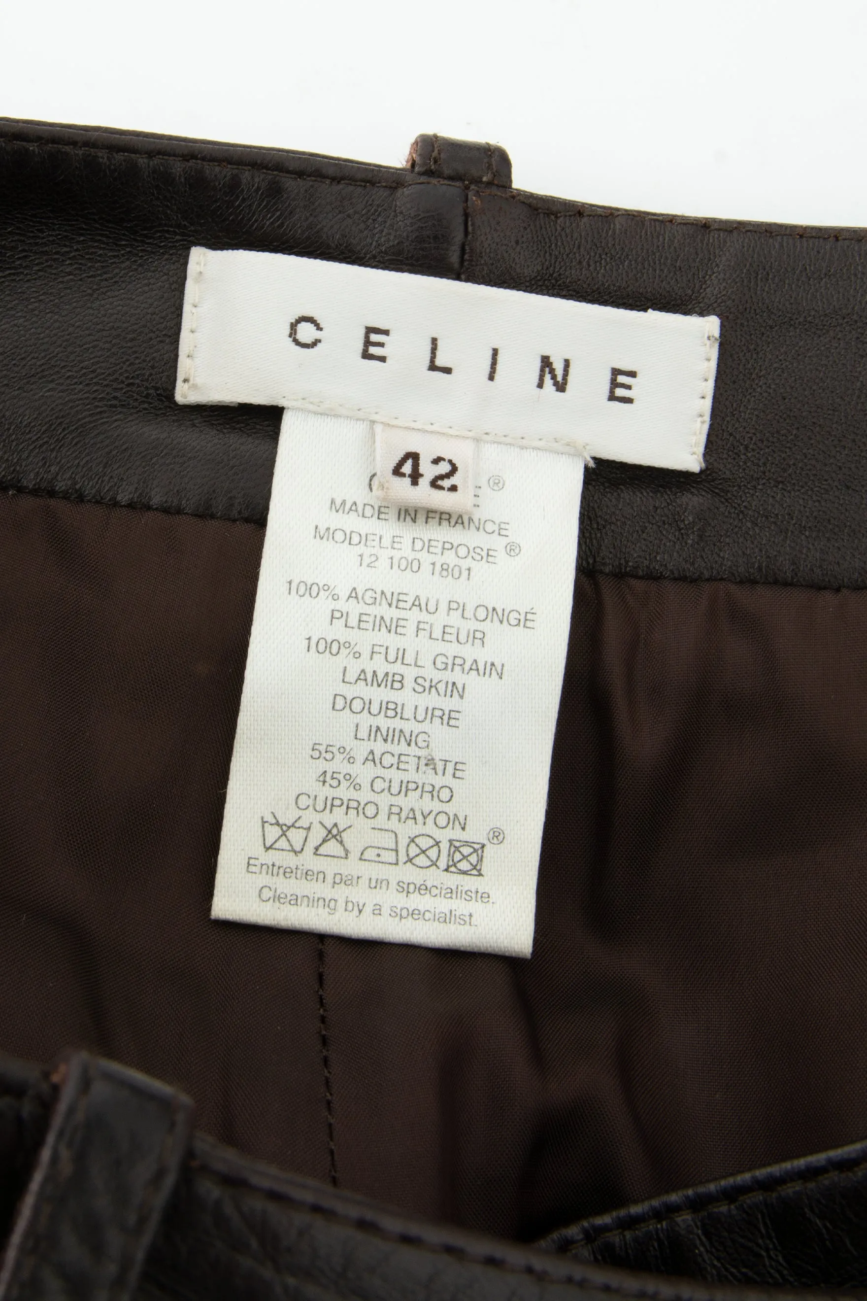 Brown Leather Pants
