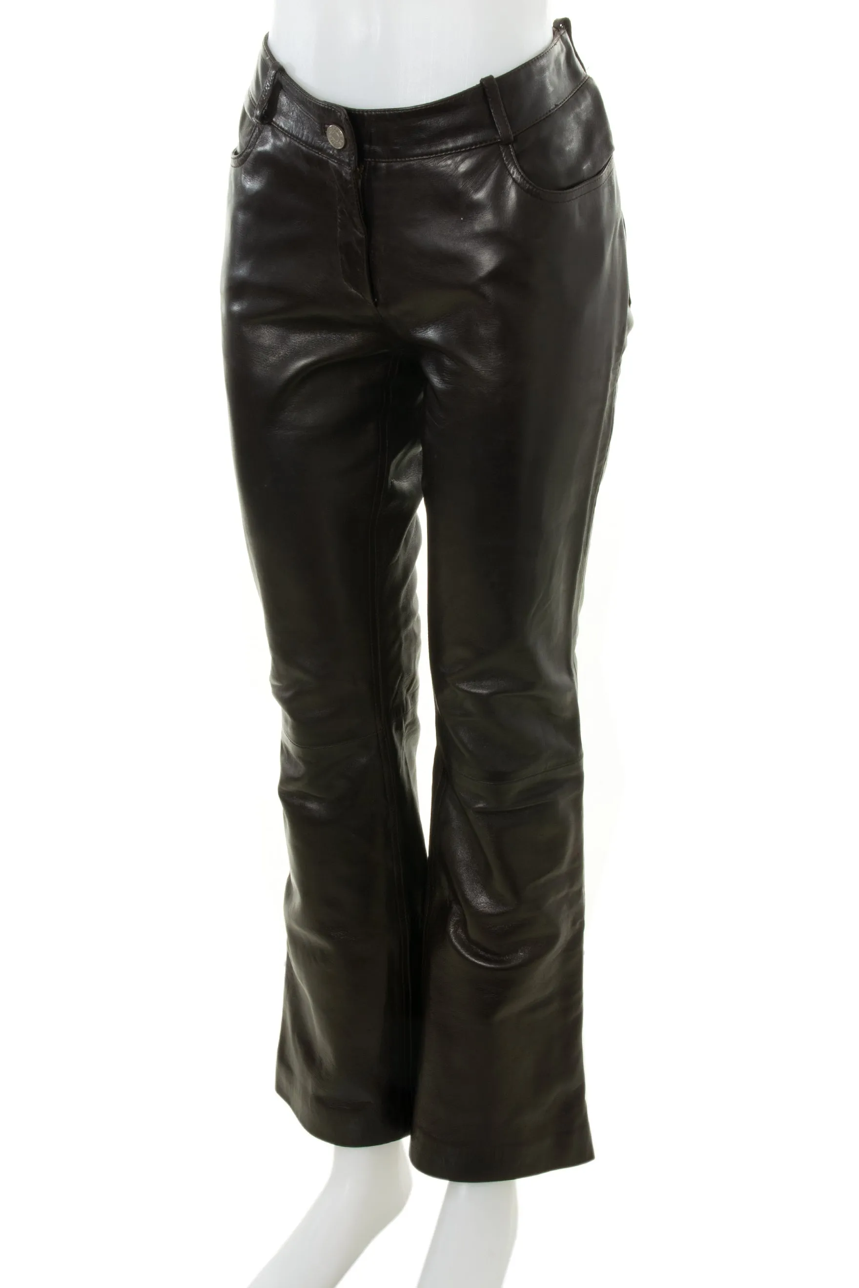 Brown Leather Pants