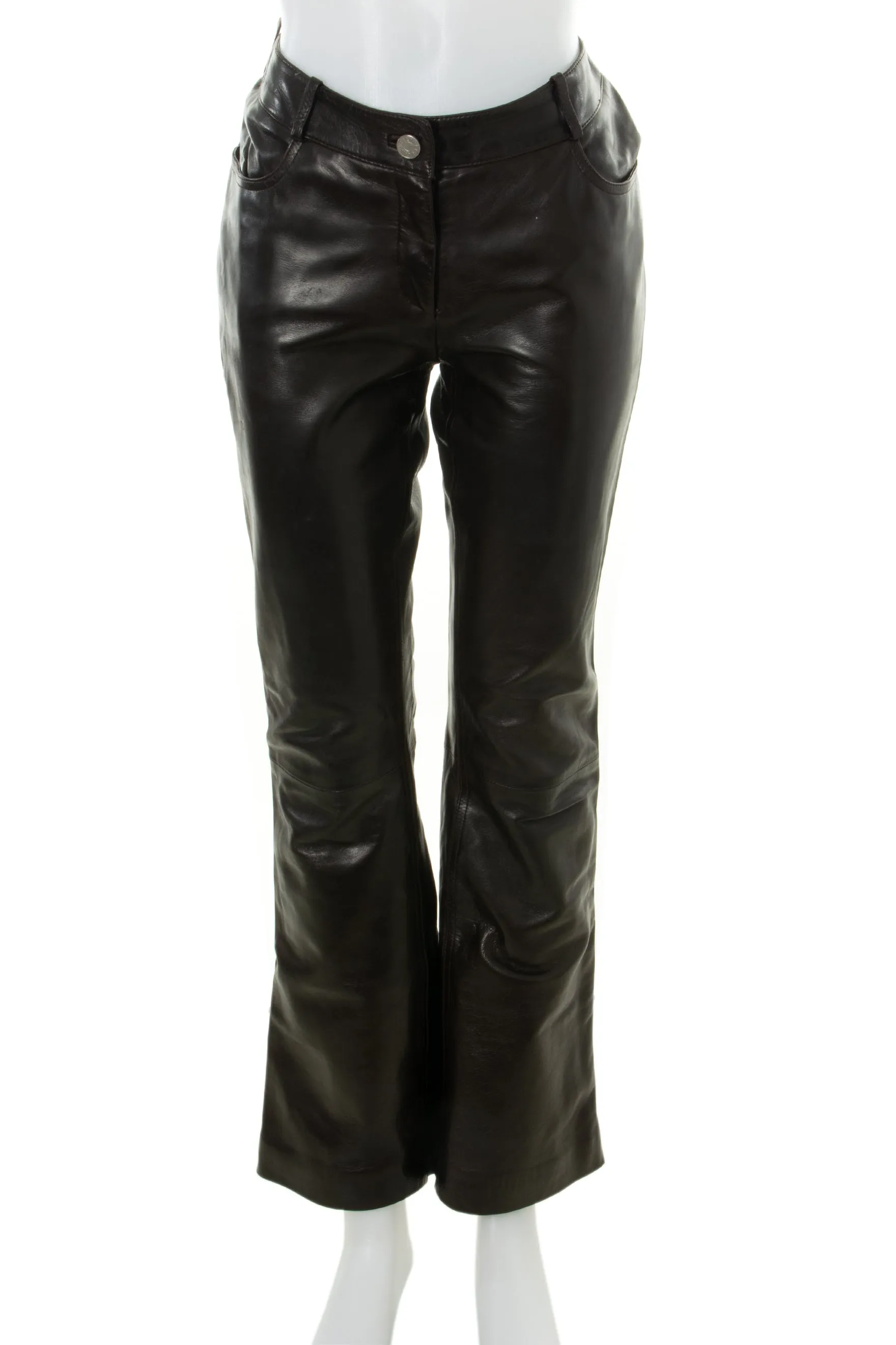 Brown Leather Pants