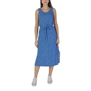 B.young White Polka Dot Sleeveless Dress