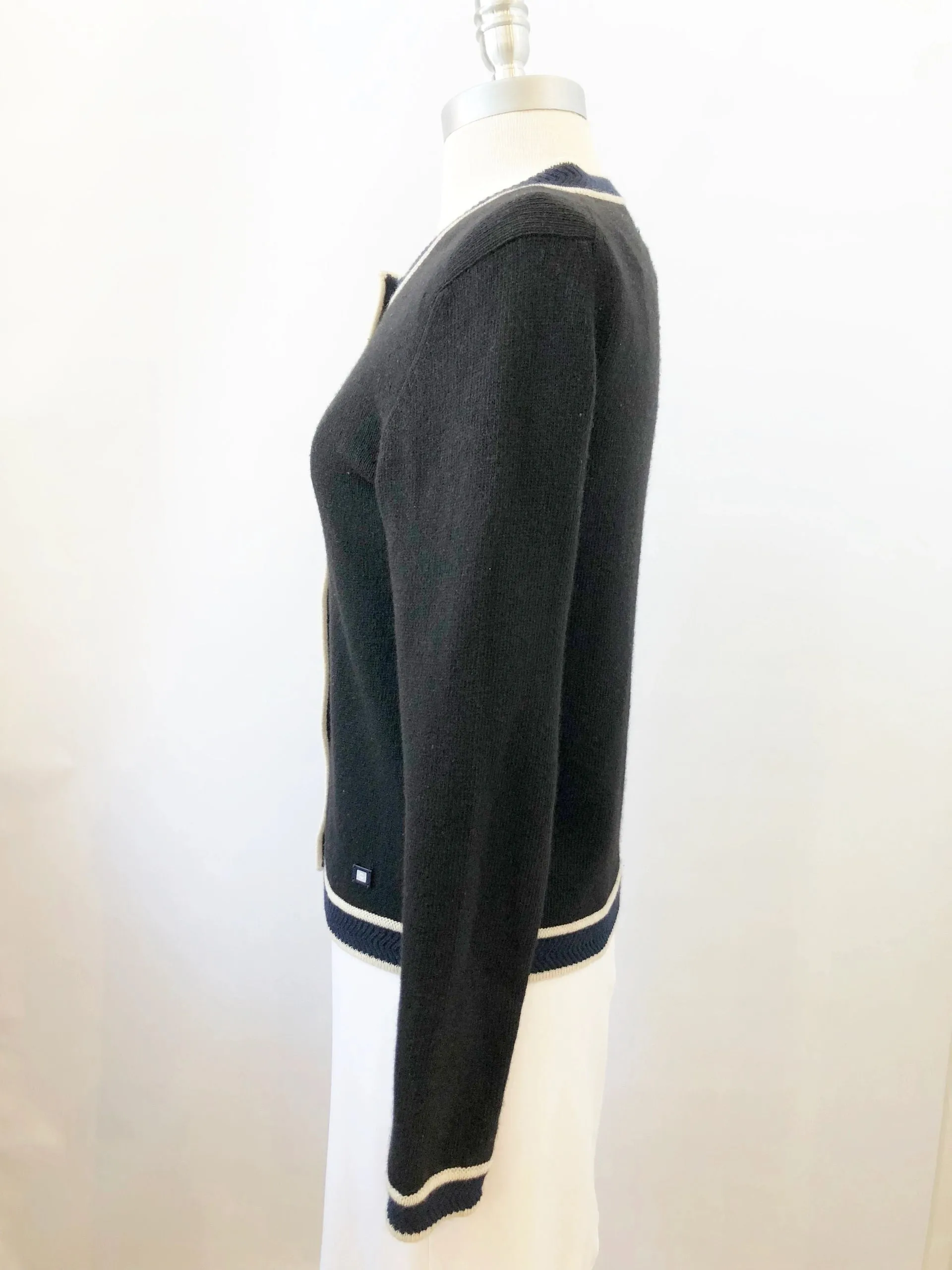 Chanel Cashmere Cardigan Sweater Size 40 Fr (8 Us)