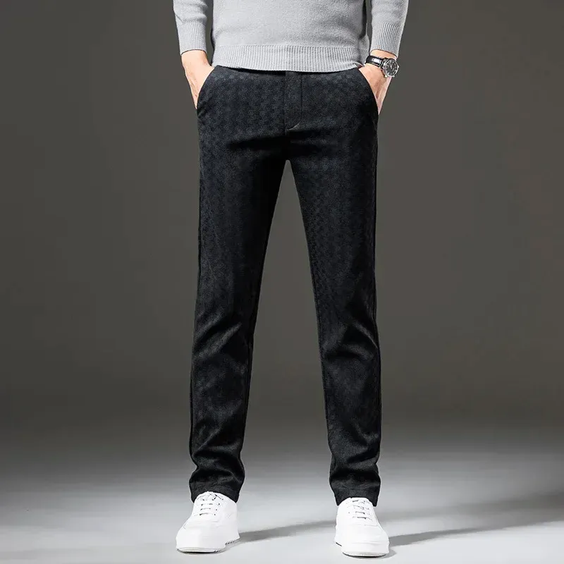 Checkered Corduroy Pants