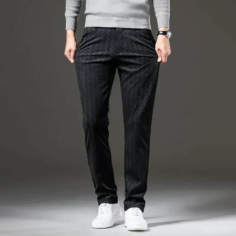 Checkered Corduroy Pants