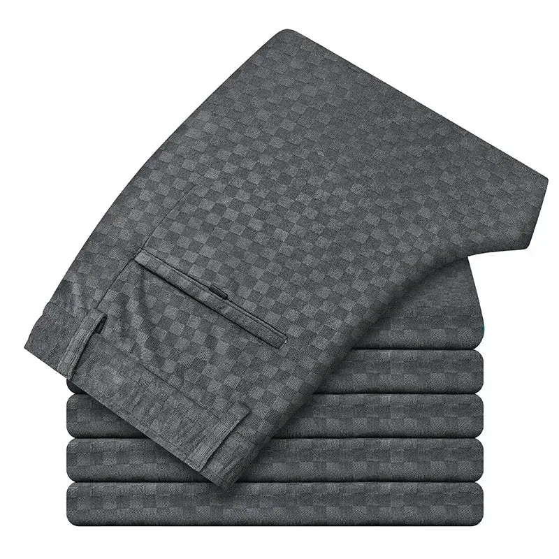 Checkered Corduroy Pants