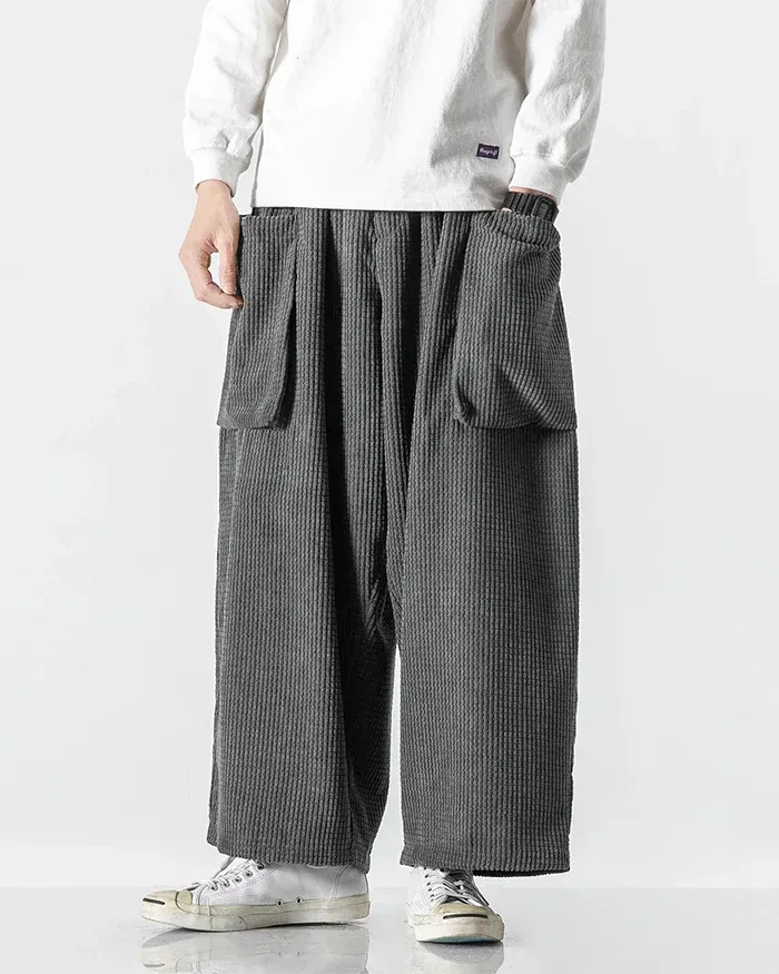 Chic Corduroy Cargo Pants