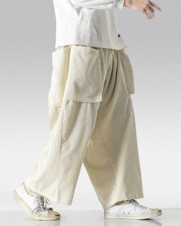 Chic Corduroy Cargo Pants