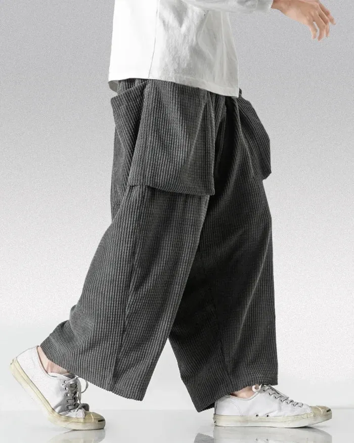 Chic Corduroy Cargo Pants