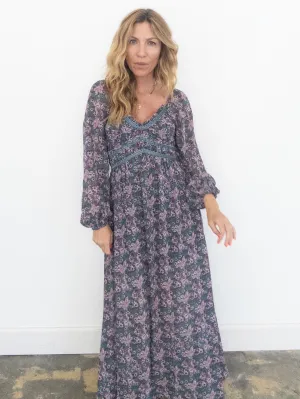 Clara Floral Maxi Dress
