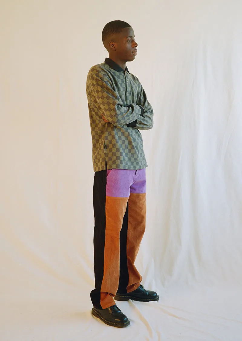 Colorblock Cord Pant