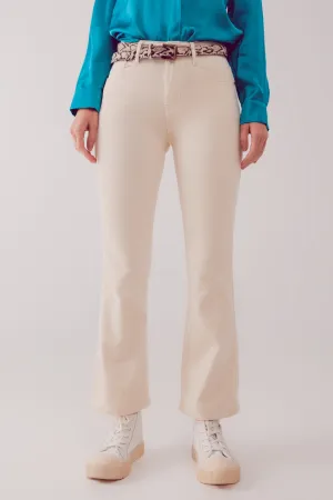 Cord flare in cream