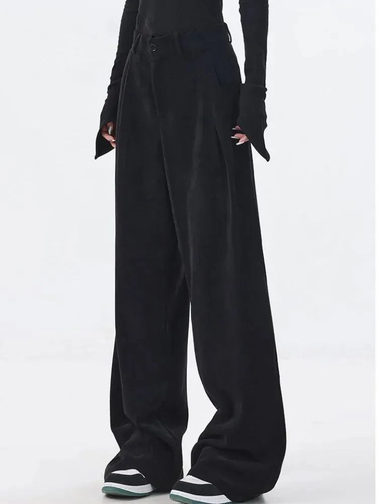 Corduroy Baggy Pants Women