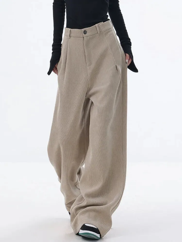 Corduroy Baggy Pants Women